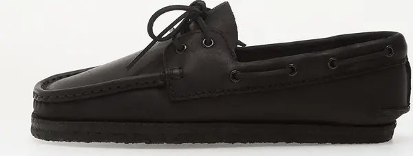 Clarks Originals Сникърси Clarks Originals Godney Boat Black Leather EUR 41.5