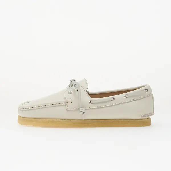 Clarks Originals Сникърси Clarks Originals Godney Boat. White Grain Lea EUR 39