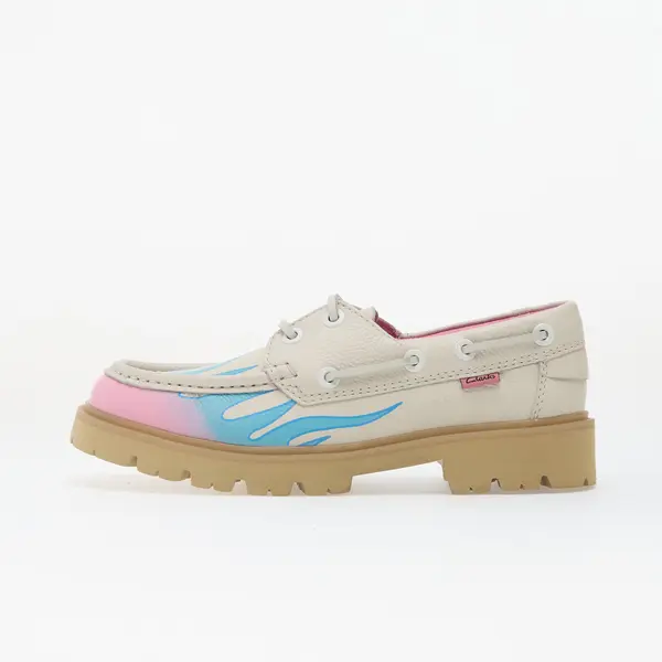 Clarks Originals Сникърси Clarks Originals x Bisous Cleyhill Fire White EUR 44