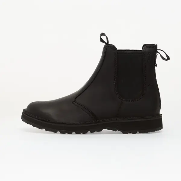 Clarks Сникърси Clarks Solsbury Easy Black Leather EUR 44