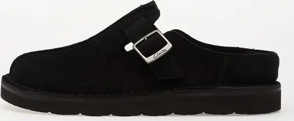 Clarks Сникърси Clarks Solsbury Mule Black Suede EUR 42