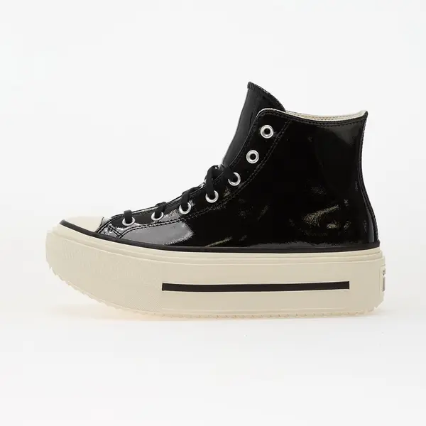 Converse Сникърси Converse Chuck Taylor All Star Lift Double Stack Platform Patent Leather Hi Black/ Egret/ Black EUR 41