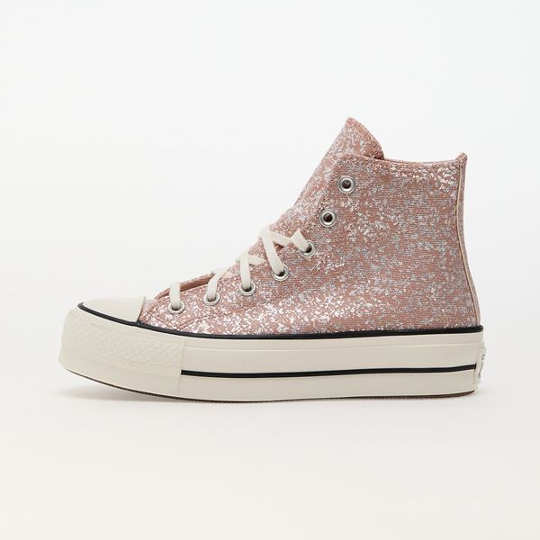 Converse Сникърси Converse Chuck Taylor All Star Lift Platform Glitter Dusty Cinder/ Egret/ Black EUR 35