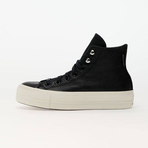 Converse Сникърси Converse Chuck Taylor All Star Lift Platform Water Repellent Leather Black/ Black/ Egret EUR 39