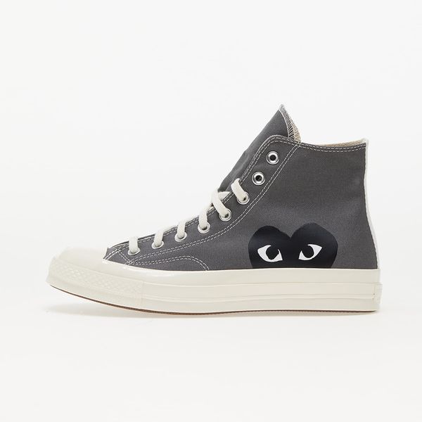 Comme des Garçons PLAY Сникърси Converse x Comme des Garçons PLAY Chuck 70 Hi Gray/ Black/ Egret EUR 38
