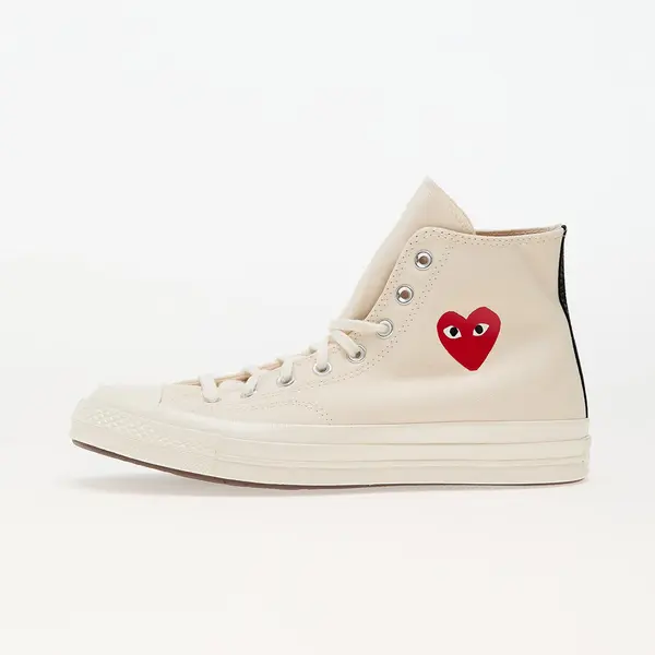 Comme des Garçons PLAY Сникърси Converse x Comme des Garçons PLAY Chuck 70 Hi Milk/ Red/ Black EUR 36.5