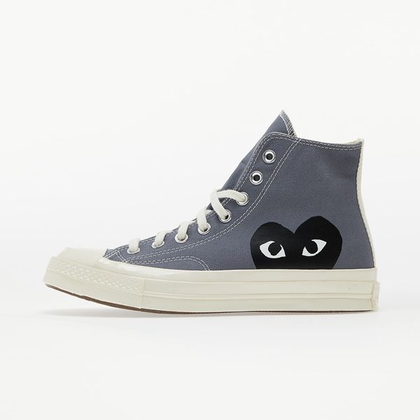 Comme des Garçons PLAY Сникърси Converse x Comme des Garcons PLAY Chuck 70 Hi Steel Gray/ Egret EUR 41.5