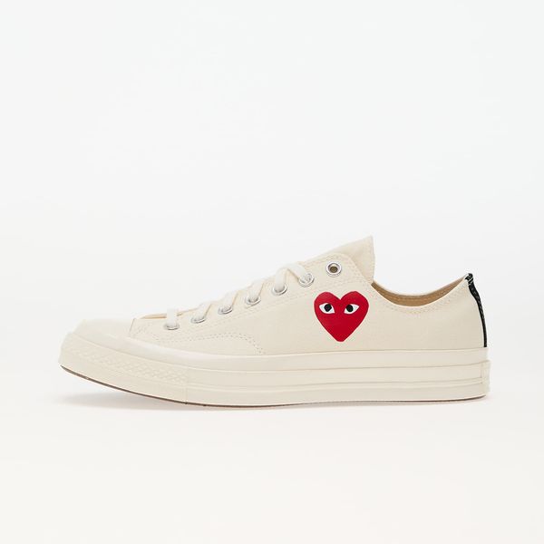 Comme des Garçons PLAY Сникърси Converse x Comme des Garçons PLAY Chuck 70 OX Milk/ Black/ Red EUR 37.5
