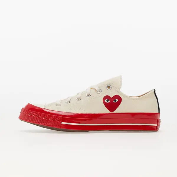 Comme des Garçons PLAY Сникърси Converse x Comme des Garçons PLAY Chuck Taylor 70 Low Top Red Sole White EUR 41.5