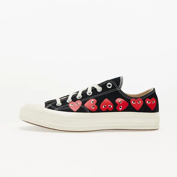 Comme des Garçons PLAY Сникърси Converse x Comme des Garçons PLAY Chuck Taylor 70 OX Multi Heart Black/ Hi Risk Red/ Egret EUR 41.5
