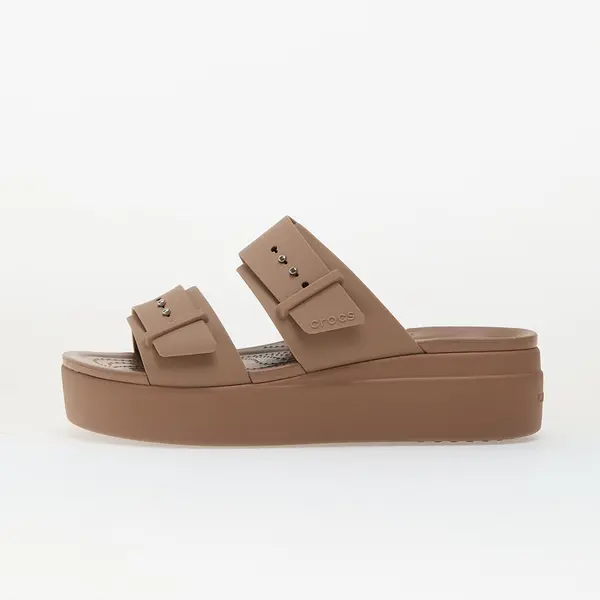 Crocs Сникърси Crocs Brooklyn Buckle Low Wedge Latte EUR 36-37