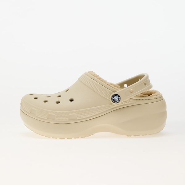 Crocs Сникърси Crocs Classic Platform Lined Clog W Bone EUR 33-34