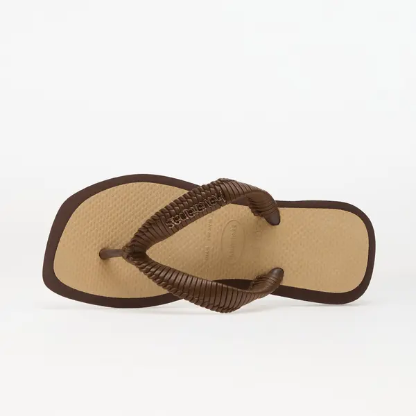 Havaianas Сникърси Havaianas Top Square Brown/ Golden EUR 35/36