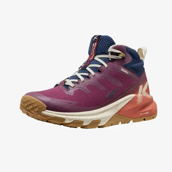 KEEN Сникърси KEEN Targhee Apex Mid Wp Women Fig/ Burnt Brick EUR 39