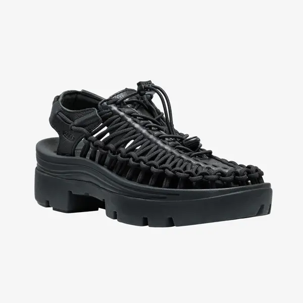 KEEN Сникърси KEEN Uneek Plt All Gender Black Smooth Lea EUR 40.5