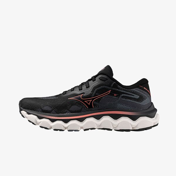 Mizuno Сникърси Mizuno Wave Horizon 7 Black/ Dubarry/ Nimbus Cloud EUR 37