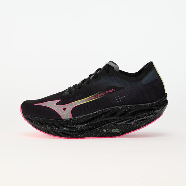 Mizuno Сникърси Mizuno Wave Rebellion Pro 2 Black/ Silver/ Pink Tetra EUR 44