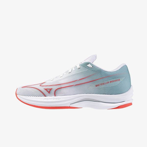Mizuno Сникърси Mizuno Wave Rebellion Sonic 2 White/ Cayenne/ Gray Mist EUR 41