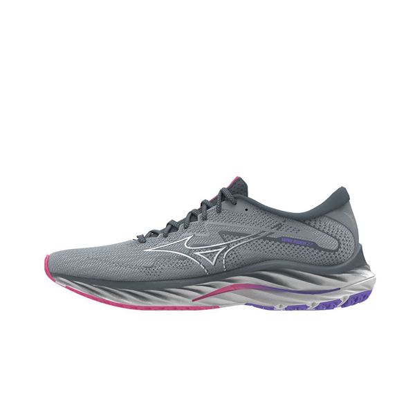 Mizuno Сникърси Mizuno Wave Rider 27 PBlue/ White/ H-VPink EUR 36.5