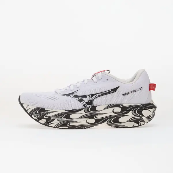 Mizuno Сникърси Mizuno WAVE RIDER 30 Disclosure White/ Black/ High Risk Red EUR 43