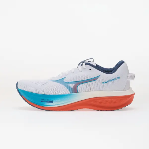 Mizuno Сникърси Mizuno WAVE RIDER 30 White/ Blue Jewel/ Orange EUR 42