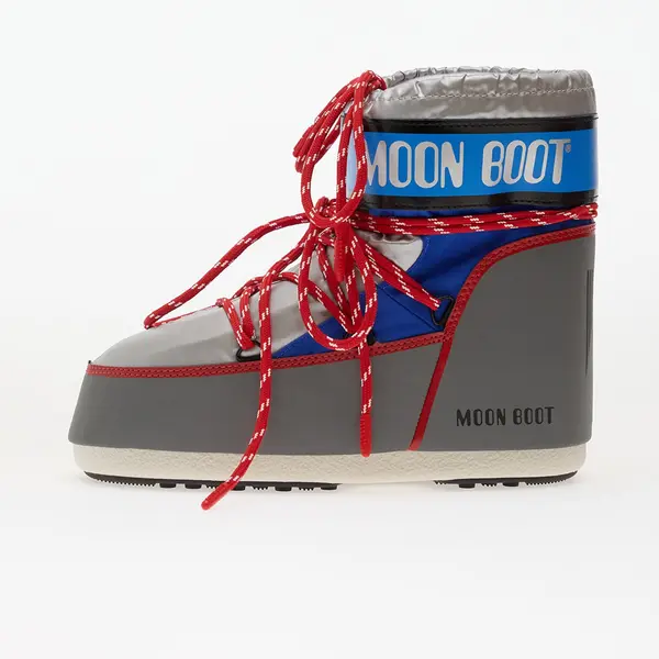 Moon Boot Сникърси Moon Boot Icon Low Space Racing Silver/ Blue/ Red EUR 42-44