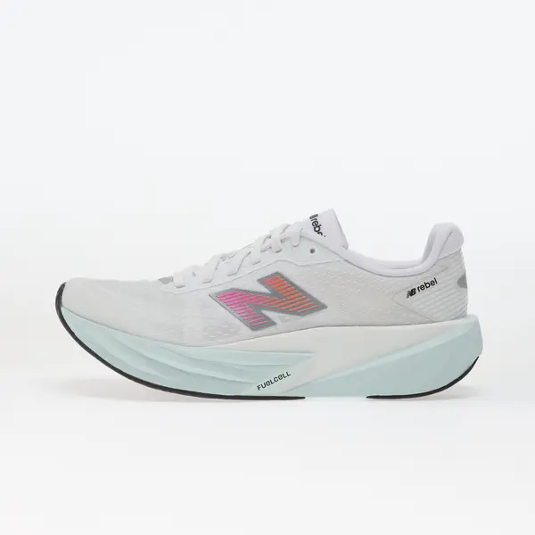 New Balance Сникърси New Balance Fuel Cell Rebel v5 White/ Pink Heat/ Glint Blue EUR 37.5