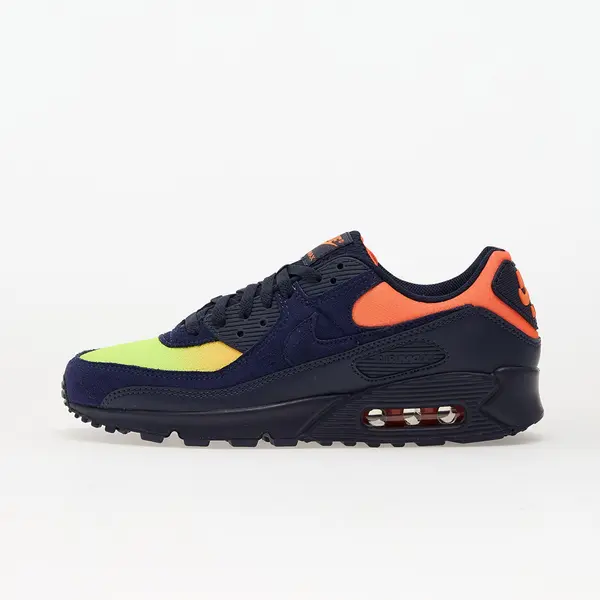 Nike Сникърси Nike Air Max 90 Lemon Venom/ Blackened Blue-Hyper Crimson-Laser Orange EUR 39