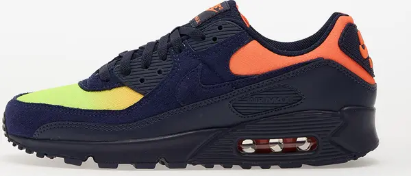 Nike Сникърси Nike Air Max 90 Lemon Venom/ Blackened Blue-Hyper Crimson-Laser Orange EUR 42.5