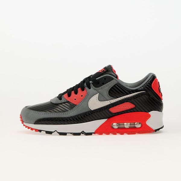 Nike Сникърси Nike Air Max 90 Prm Black/ Photon Dust-Cool Grey-Brt Crimson EUR 36.5