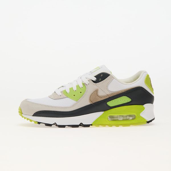 Nike Сникърси Nike Air Max 90 White/ Khaki-Cyber-Dk Smoke Grey EUR 40.5
