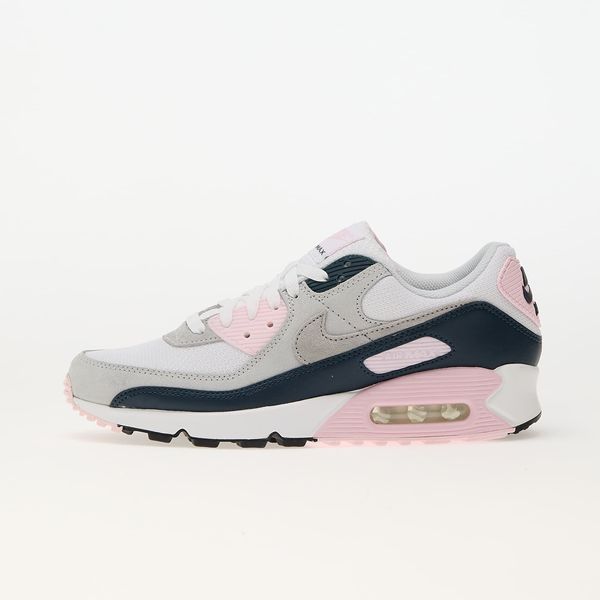 Nike Сникърси Nike Air Max 90 White/ Wolf Grey-Pink Foam -Armory Navy EUR 42.5