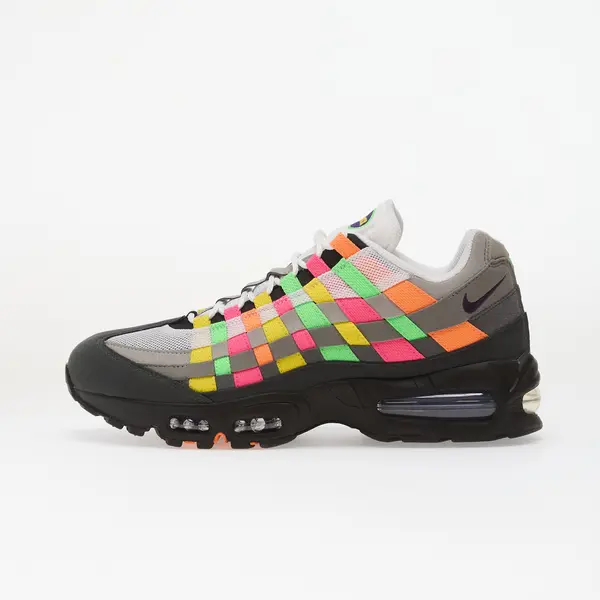 Nike Сникърси Nike Air Max 95 Big Bubble Woven White/ Purple Dynasty-Pearl Grey EUR 38