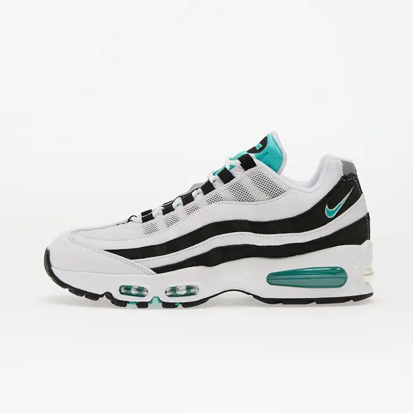 Nike Сникърси Nike Air Max 95 Og White/ Hyper Jade-Black-Metallic Silver EUR 40.5