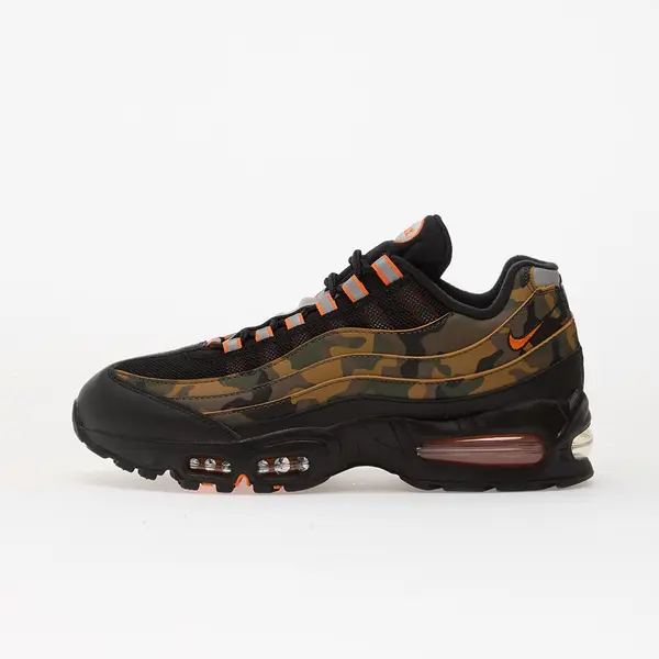 Nike Сникърси Nike Air Max 95 Qs Black/ Safety Orange-Metallic Silver EUR 45.5