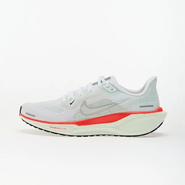 Nike Сникърси Nike Air Zoom Pegasus 41 White/ Mtlc Silver-Barely Green-Brt Crimson-Black EUR 42