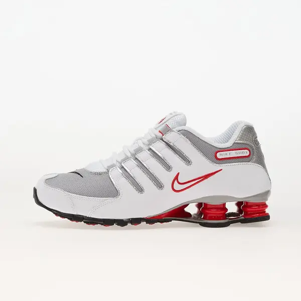 Nike Сникърси Nike Shox Nz White/ Metallic Silver-Sport Red EUR 47