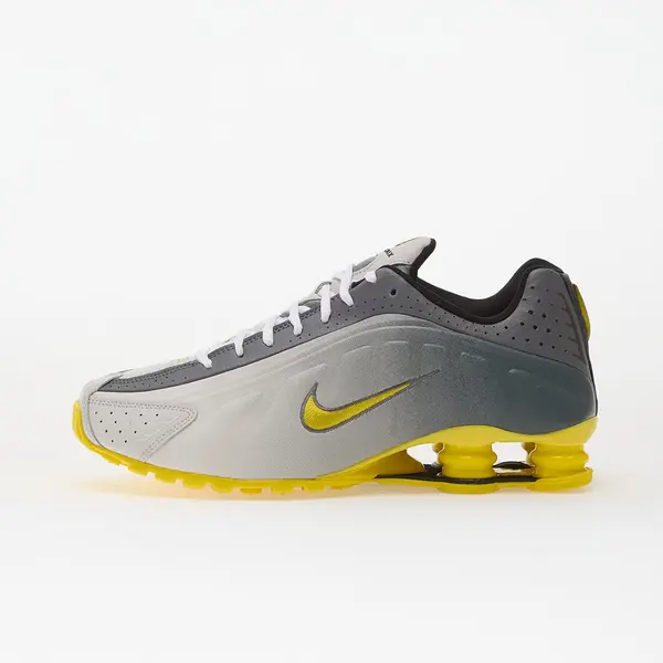 Nike Сникърси Nike Shox R4 Se Vast Grey/ Brt Citron-Lt Graphite-Smoke Grey-White-Black EUR 45