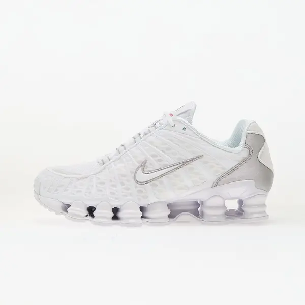 Nike Сникърси Nike Shox TL White/ White-Metallic Silver-Max Orange EUR 44.5