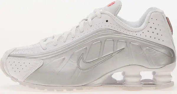 Nike Сникърси Nike W Shox R4 White/ White-Metallic Silver-Max Orange EUR 42.5