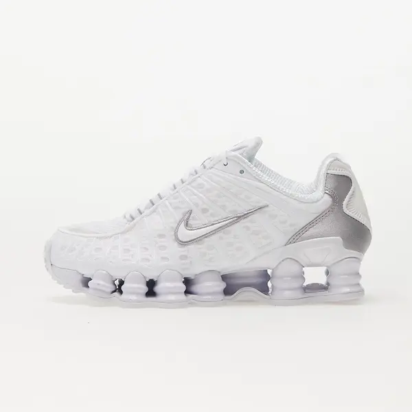 Nike Сникърси Nike W Shox Tl White/ White-Metallic Silver-Max Orange EUR 38.5