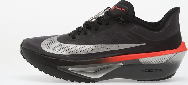 Nike Сникърси Nike Zoom Fly 6 Black/ Metallic Silver-Bright Crimson EUR 41