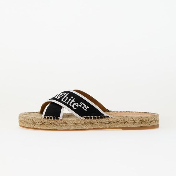 Off-White Сникърси Off-White Criss Cross Espadrilles Black White EUR 36