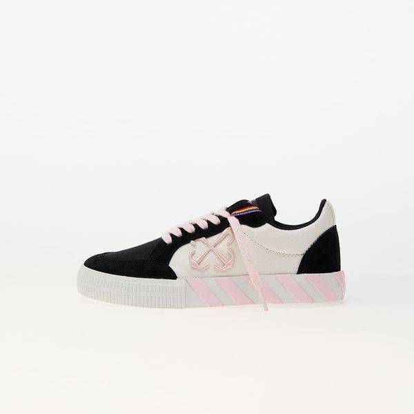 OFF-WHITE KIDS Сникърси Off-White Low Vulcanized Canvas/ Suede Black - Off White EUR 33