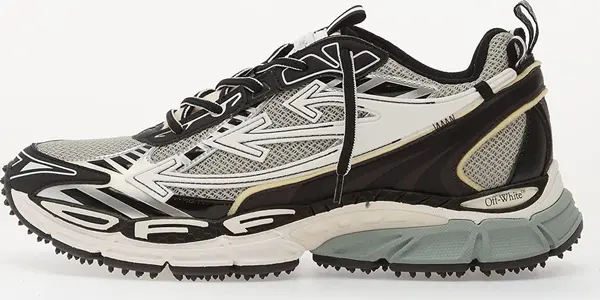 Off-White Сникърси Off-White Ow Be Right Back Mesh Light Light Grey/ Black EUR 42