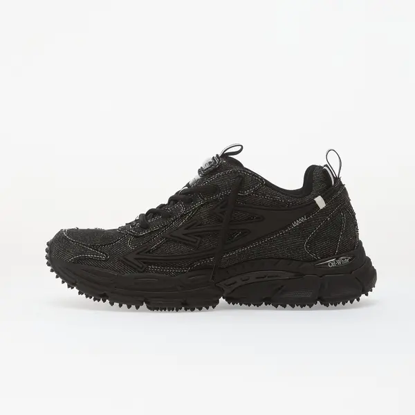 Off-White Сникърси Off-White W-Denim Be Right Back-001 Black/ White EUR 39