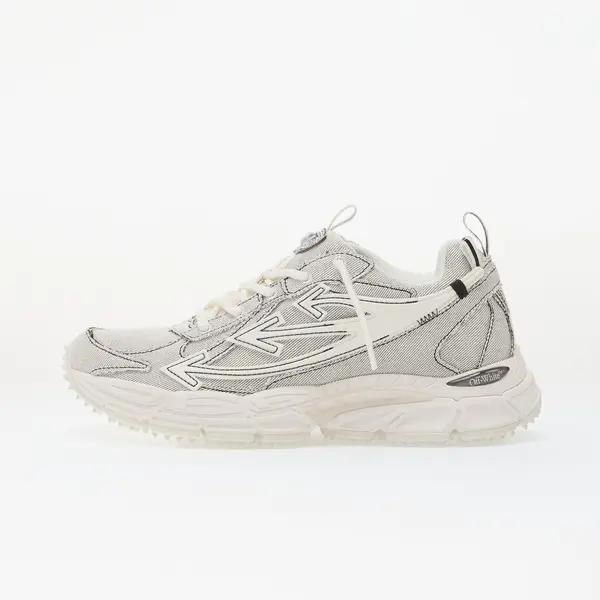 Off-White Сникърси Off-White W-Denim Be Right Back-001 White/ Black EUR 38