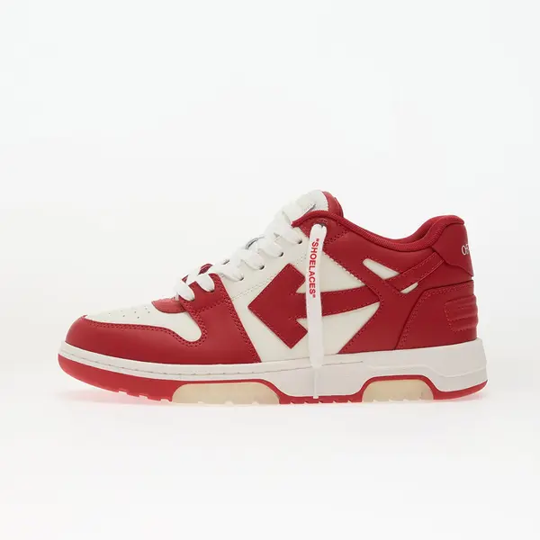 Off-White Сникърси Off-White W Out Of Office Calf Lea White/ Haute Red EUR 36