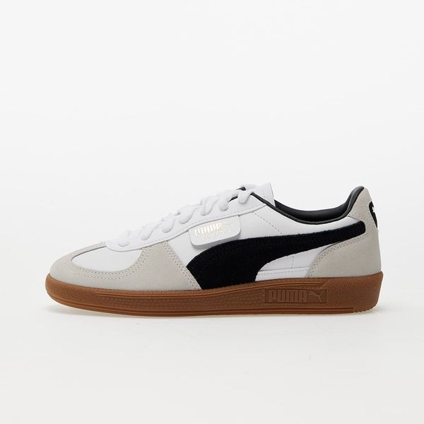 Puma Сникърси Puma Palermo Leather Puma White-Vapor Gray-Gum EUR 36.5
