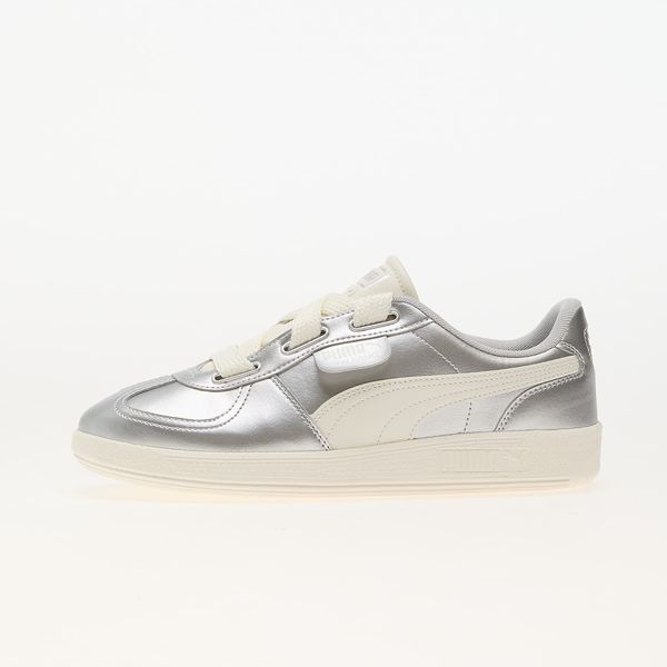 Puma Сникърси Puma Palermo Wide Lace Metallic Puma Silver-White EUR 40
